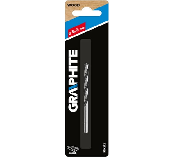 Сверло по дереву спиральное (5x85 мм) GRAPHITE 57H272