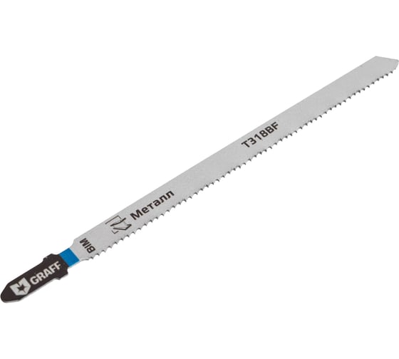 Пилка по металлу T318BF Bi-metal Master 110 мм для лобзика GRAFF 1304110 1