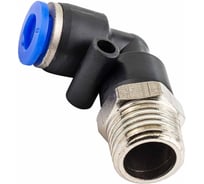 Фитинг угловой для пластиковых трубок Forsage 6мм, с наружной резьбой 1/4 F-SPL06-02(59401)