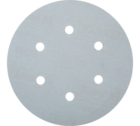 Круг шлифовальный на липучке по дереву и лакам EKA BLUE +V (150 мм; Р100; 6 отверстий) Ekamant 50106045