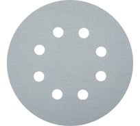 Круг шлифовальный на липучке по дереву и лакам EKA BLUE +V (125 мм; Р100; 8 отверстий) Ekamant 50106033