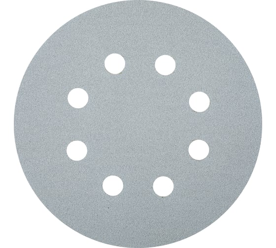 Круг шлифовальный на липучке по дереву и лакам EKA BLUE +V (125 мм; Р80; 8 отверстий) Ekamant 50105033