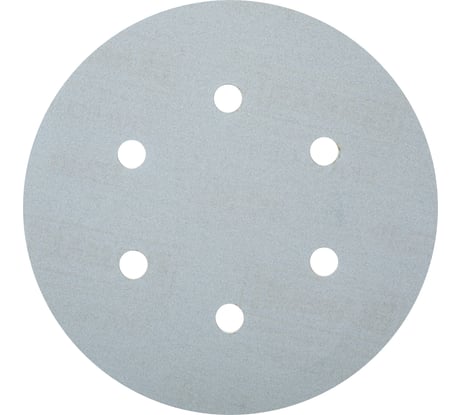 Круг шлифовальный на липучке по дереву и лакам EKA BLUE +V (150 мм; Р400; 6 отверстий) Ekamant 50114045