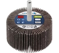 Круг шлифовальный лепестковый радиальный (80x40 мм; хвостовик 6 мм; P150) HOEGERT TECHNIK HT8D025
