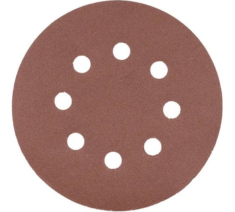 Круг шлифовальный на липучке с отверстиями (5 шт; 125 мм; P40) Hogert Technik HT8D120