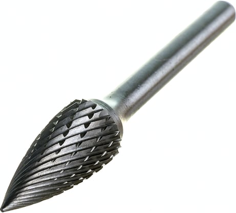 Бор-фреза форма G парабола с заостренной головой DC (12х25/70 мм; хвостовик 6 мм) D.BOR RB-DC-G-12-070-6