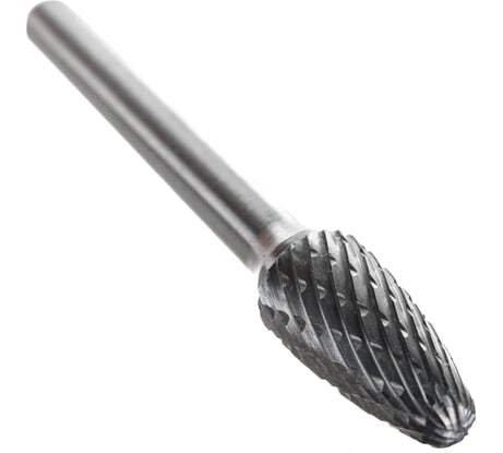 Бор-фреза форма F парабола с закругленной головой DC (10х20/65 мм; хвостовик 6 мм) D.BOR RB-DC-F-10-065-6