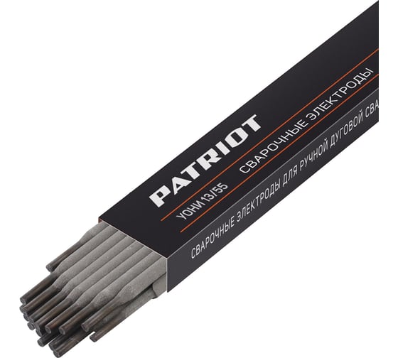 Электроды сварочные PATRIOT марка УОНИ-13/55,  3х350 мм, 1 кг 605012060 1