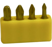 Набор битов крестовых AIST PZ (PZ0-PZ3), 1/4", титановое покрытие, 4 предмета 10108004Z 00-00026513