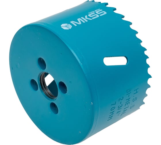Коронка биметаллическая универсальная MKSS Toolbox HSS-Co 8% 70 мм BM-70