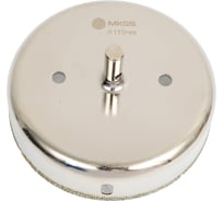 Коронка алмазная по керамике и стеклу с центрирующим сверлом MKSS Toolbox 110 мм KS-110