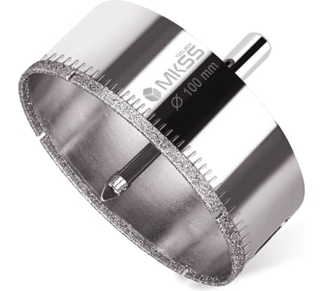 Коронка алмазная по керамике и стеклу с центрирующим сверлом MKSS Toolbox 100 мм KS-100