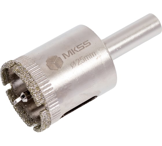 Коронка алмазная по керамике и стеклу с центрирующим сверлом MKSS Toolbox 25 мм KS-25 1