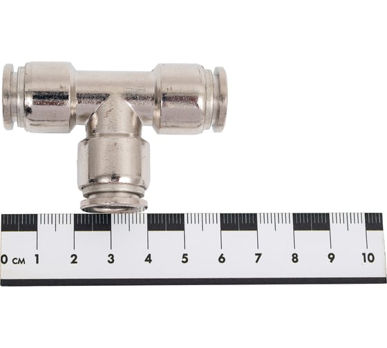 Фитинг Pegas pneumatic MPUT12 тройник 12 мм металлический 6304