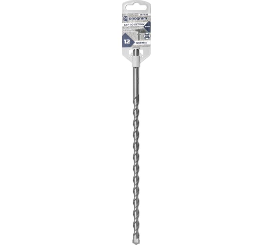 Бур по бетону Basis (12x250х310 мм; SDS-plus) Monogram 087-836 1