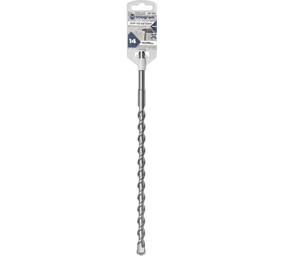 Бур по бетону Basis (14x250х310 мм; SDS-plus) Monogram 087-898 1