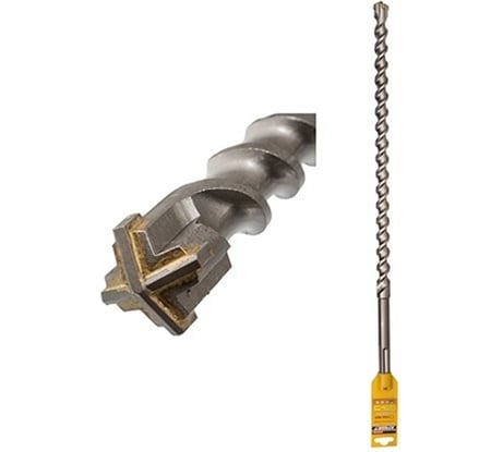 Бур по бетону Стройштуки SDS-plus 8х310 мм, 4 грани, оранжевый УТ-00037548