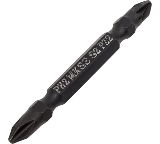 Бита магнитная двухстороняя MKSS Toolbox РН2/PZ2, 65 мм (10 шт) MK2823