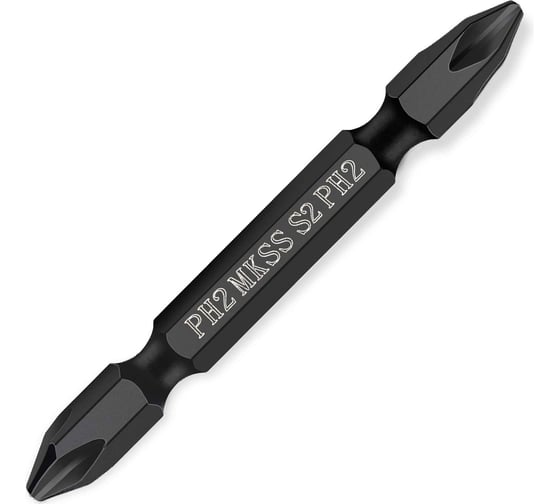 Бита магнитная двухстороняя MKSS Toolbox РН2/PH2, 65 мм (10 шт) MK2822 1