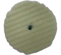 Полировальный круг из овчины с коротким ворсом (эксцентрик) A1 Heavy-cut wool pad short wool 80 мм SW80DA