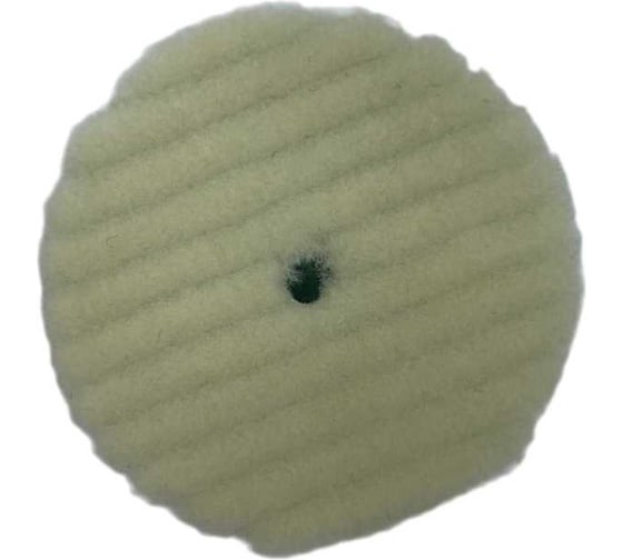 Полировальный круг из овчины с коротким ворсом (эксцентрик) A1 Heavy-cut wool pad short wool 80 мм SW80DA 1