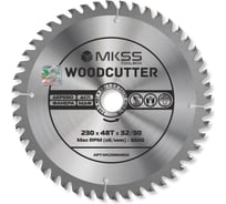 Диск пильный по дереву MKSS Toolbox Woodcutter WC2300 230x48Тх32/30 мм WC23004832