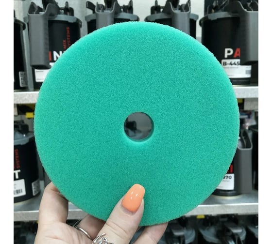 Полировальный круг экстра твердый зеленый (эксцентрик) A1 Heavy Cut foam pad Green 125 мм GP125DA