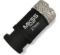 Коронка алмазная универсальная MKSS Toolbox KS2803 HARD 27 мм, M14 для УШМ KS28030027