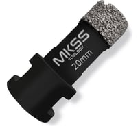 Коронка алмазная универсальная MKSS Toolbox KS2803 HARD 20 мм, M14 для УШМ KS28030020