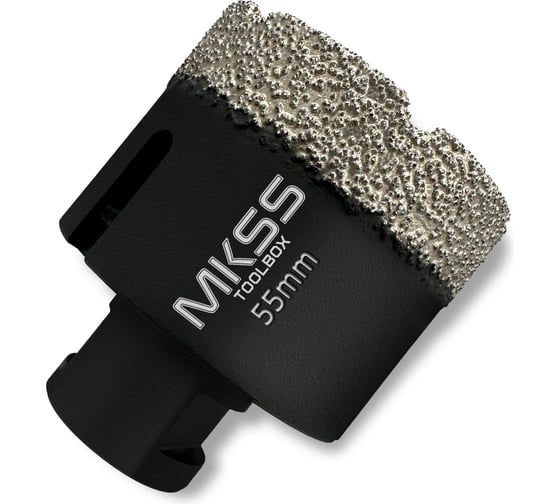 Коронка алмазная универсальная MKSS Toolbox KS2803 HARD 55 мм, M14 для УШМ KS28030055 1
