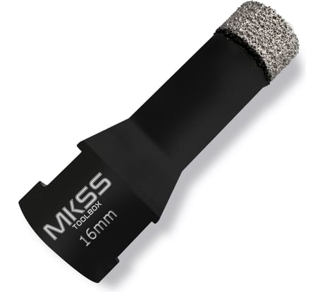 Коронка алмазная универсальная MKSS Toolbox KS2803 HARD W 16 мм, M14 для УШМ KS28030016
