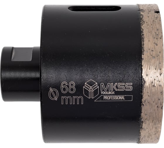 Коронка алмазная по керамограниту и нат. камням для УШМ MKSS Toolbox KS2802 68 мм, М14 KS28020068 1