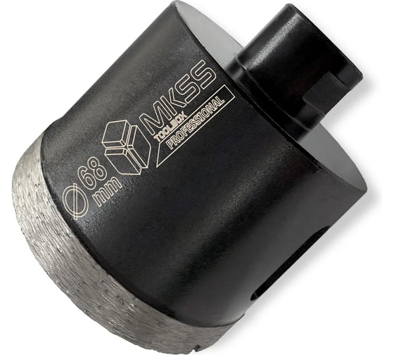 Коронка алмазная по керамограниту и нат. камням для УШМ MKSS Toolbox KS2802 68 мм, М14 KS28020068 1