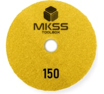 Алмазный гибкий шлифовальный круг MKSS Toolbox MK2604 АГШК Ø100 Р150 для мокрой шлифовки MKSS MK26040150