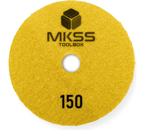 Алмазный гибкий шлифовальный круг MKSS Toolbox MK2604 АГШК Ø100 Р150 для мокрой шлифовки MKSS MK26040150