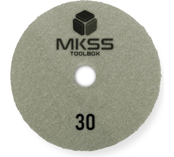 Алмазный гибкий шлифовальный круг MKSS Toolbox MK2604 АГШК Ø100 Р30 для мокрой шлифовки MKSS MK26040030 1