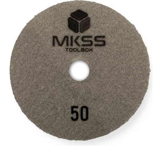 Алмазный гибкий шлифовальный круг MKSS Toolbox MK2604 АГШК Ø100 Р50 для мокрой шлифовки MKSS MK26040050
