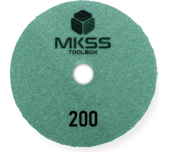 Алмазный гибкий шлифовальный круг MKSS Toolbox MK2604 АГШК Ø100 Р200 для мокрой шлифовки MKSS MK26040200