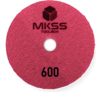 Алмазный гибкий шлифовальный круг MKSS Toolbox MK2604 АГШК Ø100 Р600 для мокрой лощения MKSS MK26040600