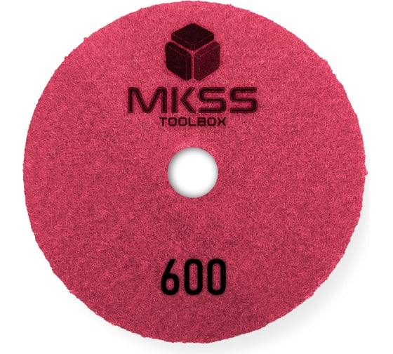Алмазный гибкий шлифовальный круг MKSS Toolbox MK2604 АГШК Ø100 Р600 для мокрой лощения MKSS MK26040600