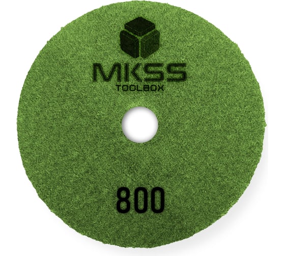 Алмазный гибкий шлифовальный круг MKSS Toolbox MK2604 АГШК Ø100 Р800 для мокрой лощения MKSS MK26040800
