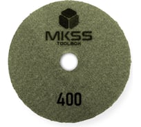 Алмазный гибкий шлифовальный круг MKSS Toolbox MK2604 АГШК Ø100 Р400 для мокрой шлифовки MKSS MK26040400