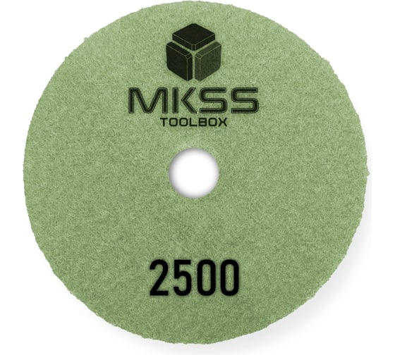 Алмазный гибкий шлифовальный круг MKSS Toolbox MK2604 АГШК Ø100 Р2500 для мокрой полировки MKSS MK26042500 1