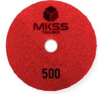 Алмазный гибкий шлифовальный круг MKSS Toolbox MK2604 АГШК Ø100 Р500 для мокрой шлифовки MKSS MK26040500