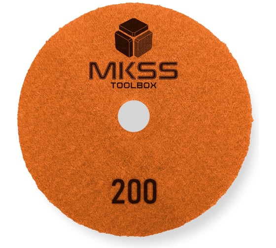 Алмазный гибкий шлифовальный круг MKSS Toolbox MK2606 АГШК Ø100 Р200 для сухой шлифовки MKSS MK26060200