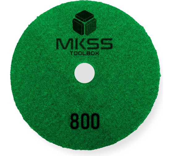 Алмазный гибкий шлифовальный круг MKSS Toolbox MK2606 АГШК Ø100 Р800 для сухой лощения MKSS MK26060800 1