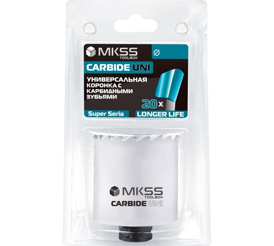 Коронка универсальная с карбидными зубьями MKSS Toolbox SS2003 Carbide UNI 38мм MKSS SS20030038