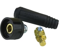 Разъем кабельный DKJ10-25 200А папа-мама для сварочного аппарата Diamond Industrial DIDSVDX1025
