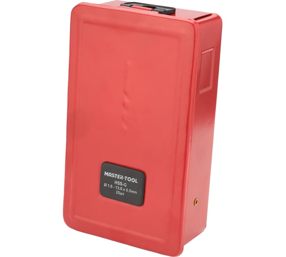 Набор сверл по металлу H-Tools 1-13мм DIN338 HSS-G 135 25 шт 214215HT