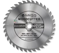 Диск пильный по дереву MKSS Toolbox Woodcutter WC3000 300x36Тх32/30 мм WC30003632
